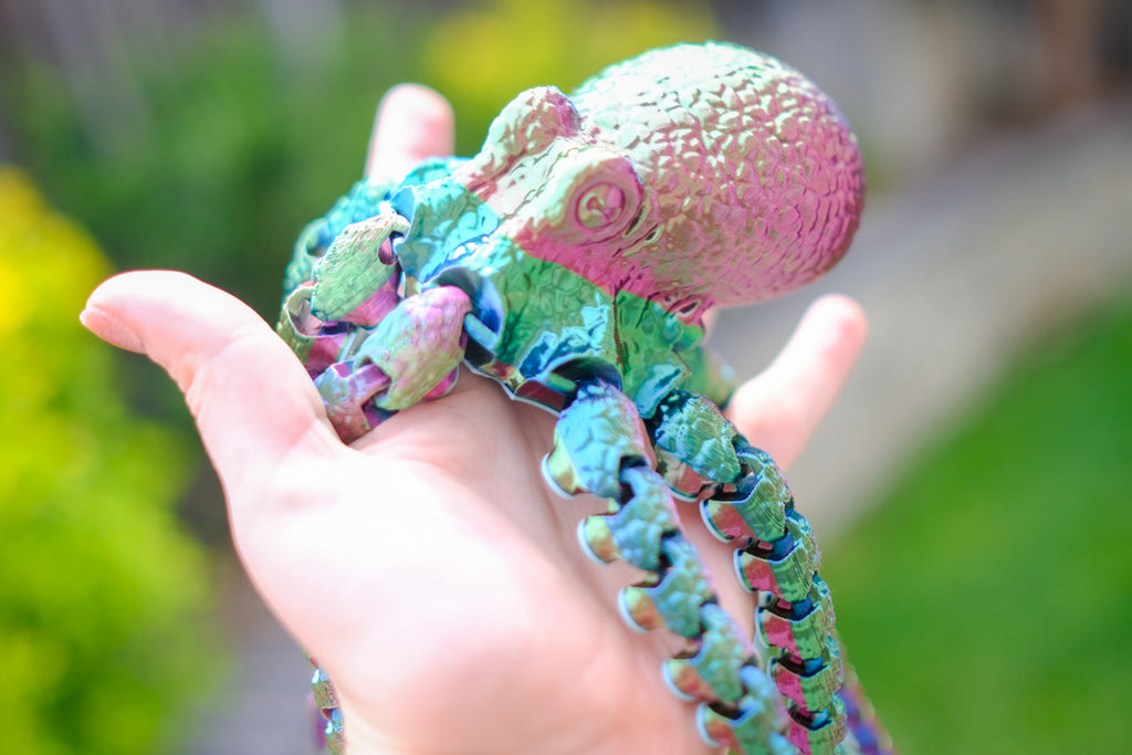 Dark Chameleon Glorious Fidget Octopus LIMITED EDITION